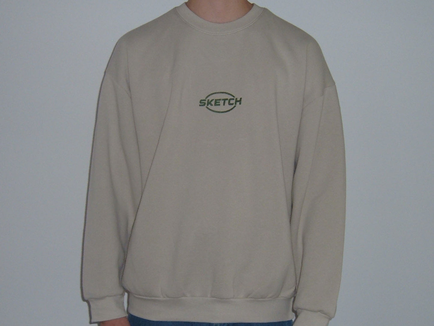 Sketch Limited Edition Sweater - Creme, Green