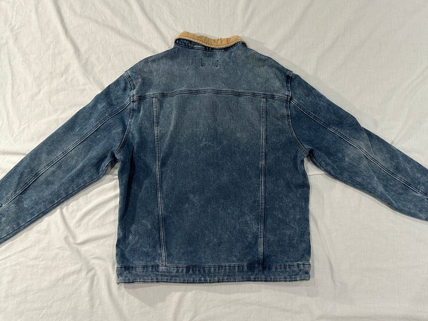 Only & Sons Denim Jacket (X-Large) - Denim, Beige - 10/10 Condition