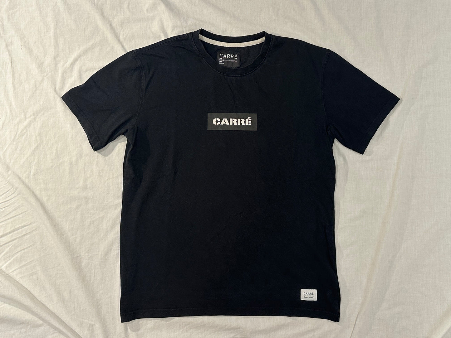 Carré T-Shirt (Large) - Black - 8/10 Condition