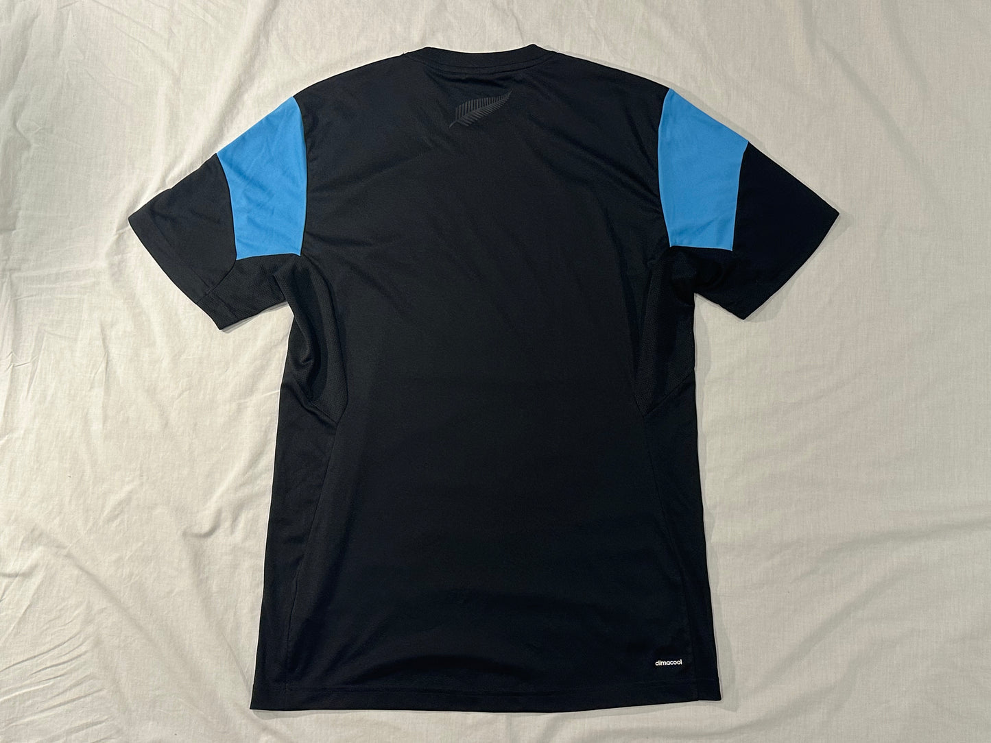 Adidas All Blacks Sports Shirt (Large) - Black, Blue, White - 9/10 Condition