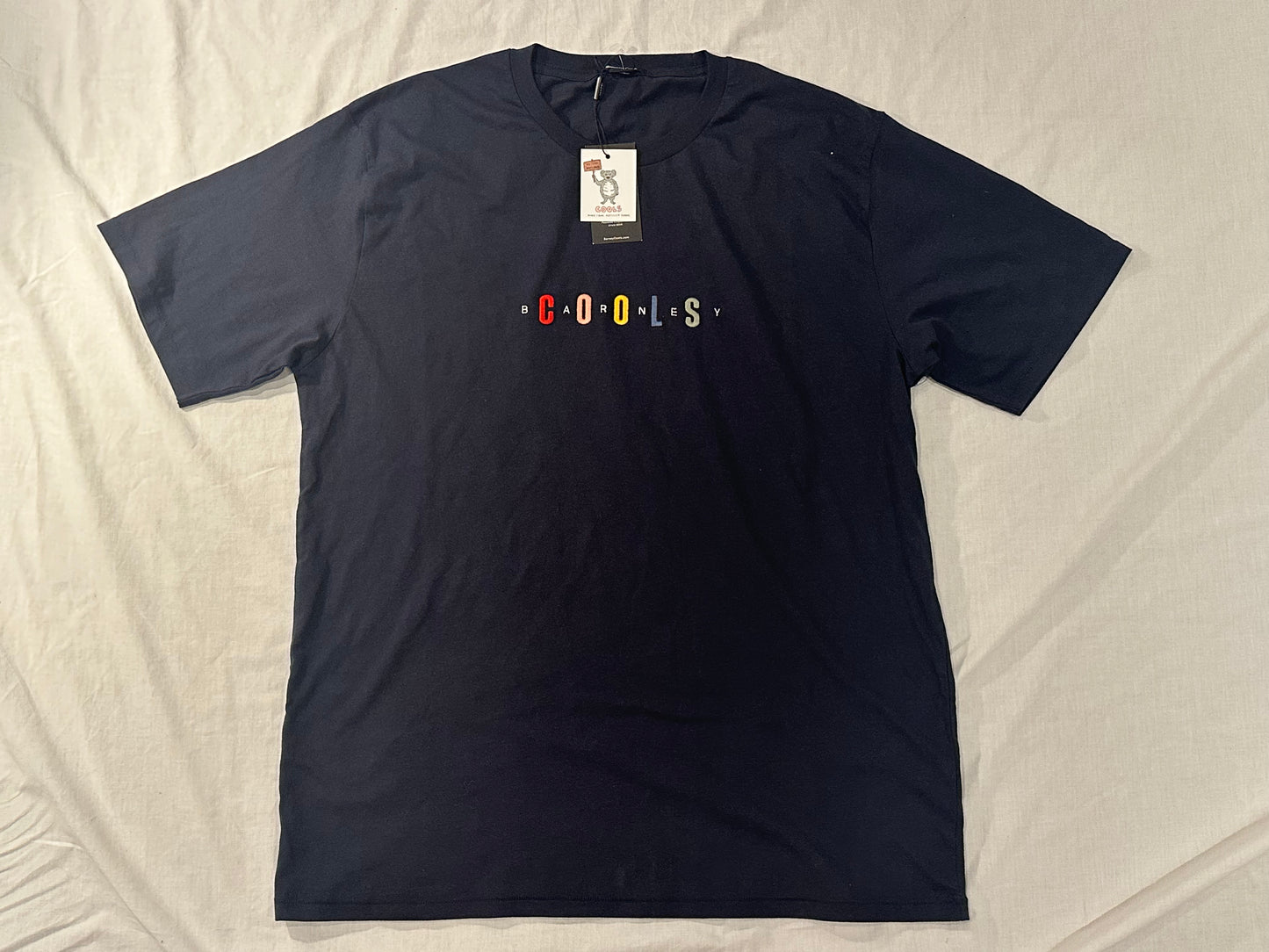 Barney Cools T-Shirt (Large) - Navy - 10/10 Condition (w/ Tags)