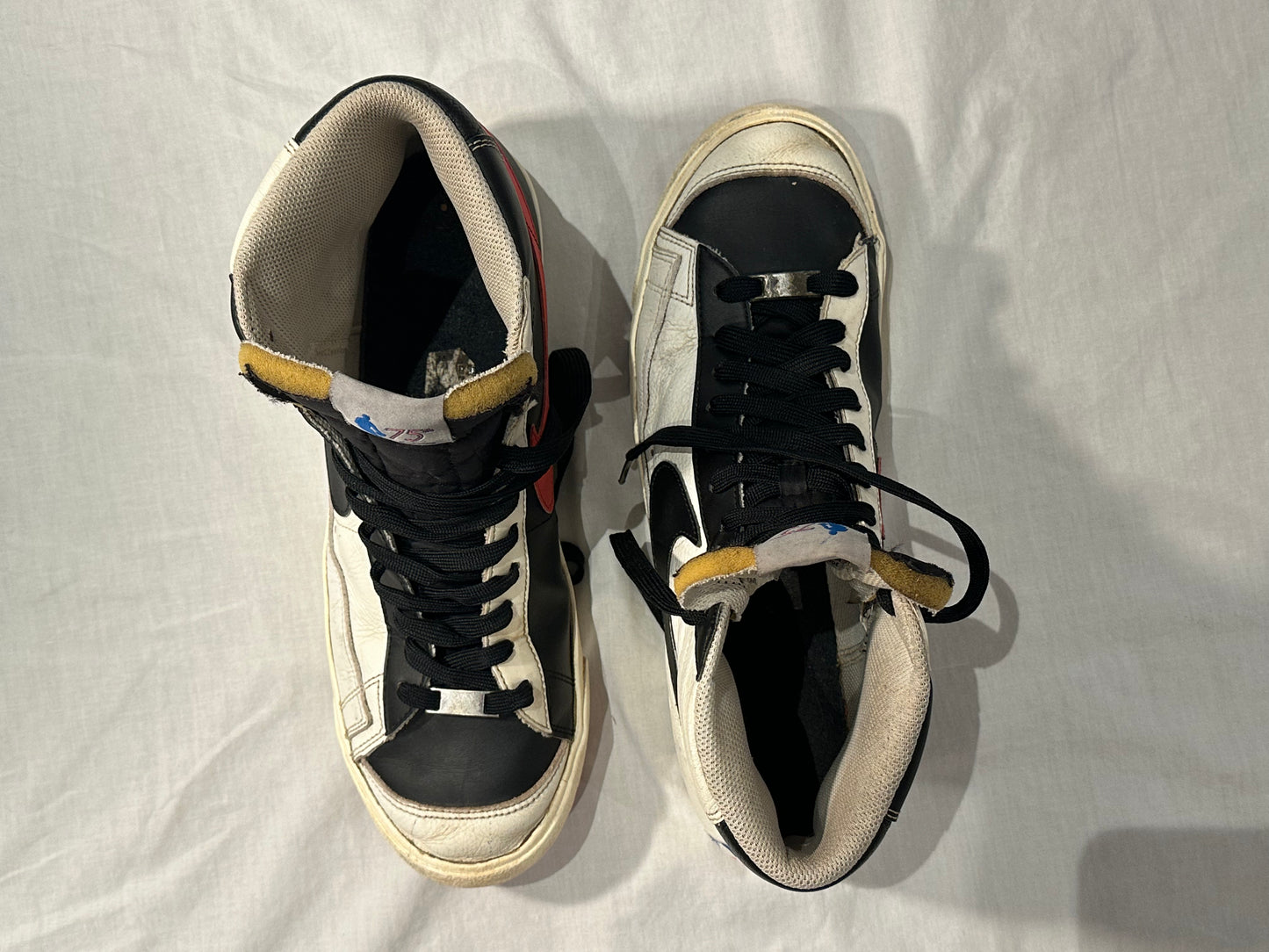 Nike Blazer Mid '77 NBA 75th Anniversary (US 11) - White, Black, Red - 7/10 Condition