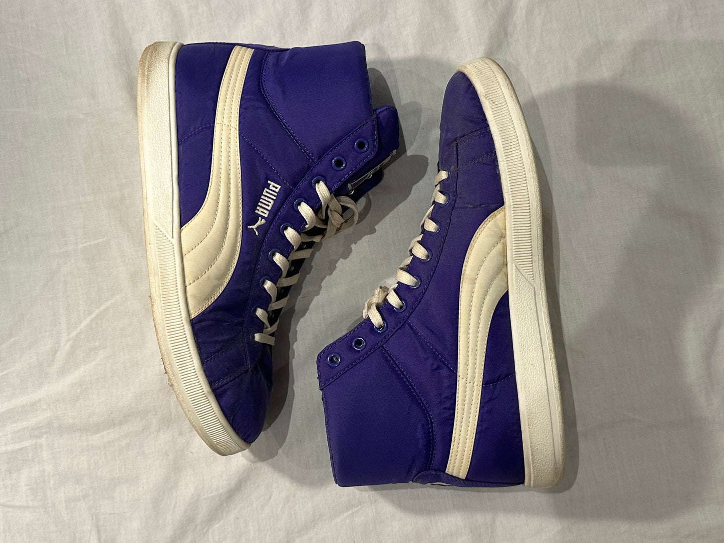 Puma Shoes (US 12) - Purple, White - 7/10 Condition
