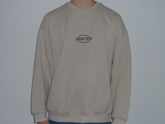 Sketch Limited Edition Sweater - Creme, Green