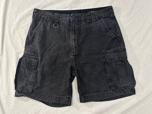 Thrills Cargo Shorts (32) - Black - 7/10 Condition