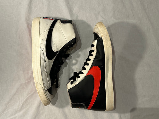 Nike Blazer Mid '77 NBA 75th Anniversary (US 11) - White, Black, Red - 7/10 Condition
